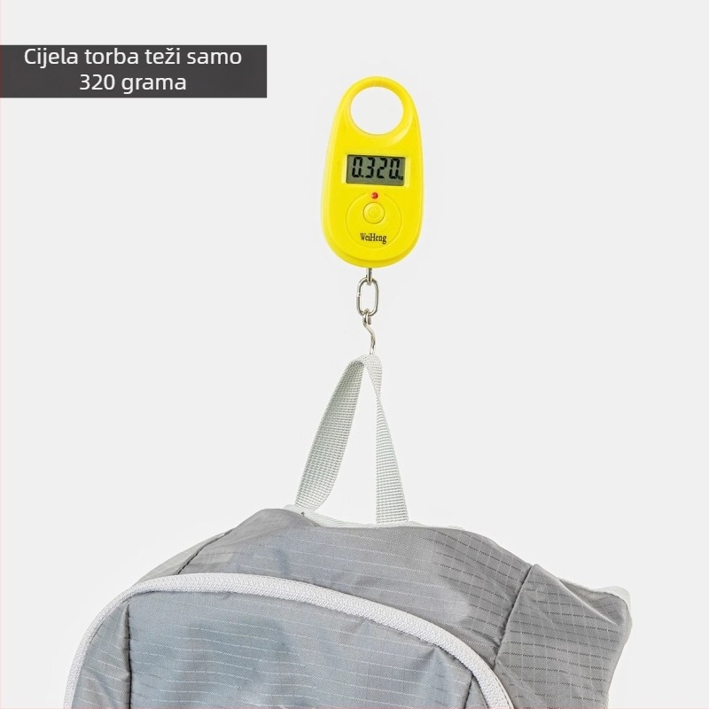 Ultra-light planinarska torba s hidratacijskim rezervoarom, prozračne naramenice s zračnim jastučićem, unisex, poliester