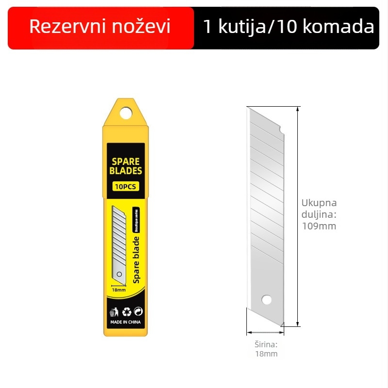 Alat za čamferiranje gipsane ploče, V-oblik 45°, dvostruka namjena, nož za završnu obradu drveta