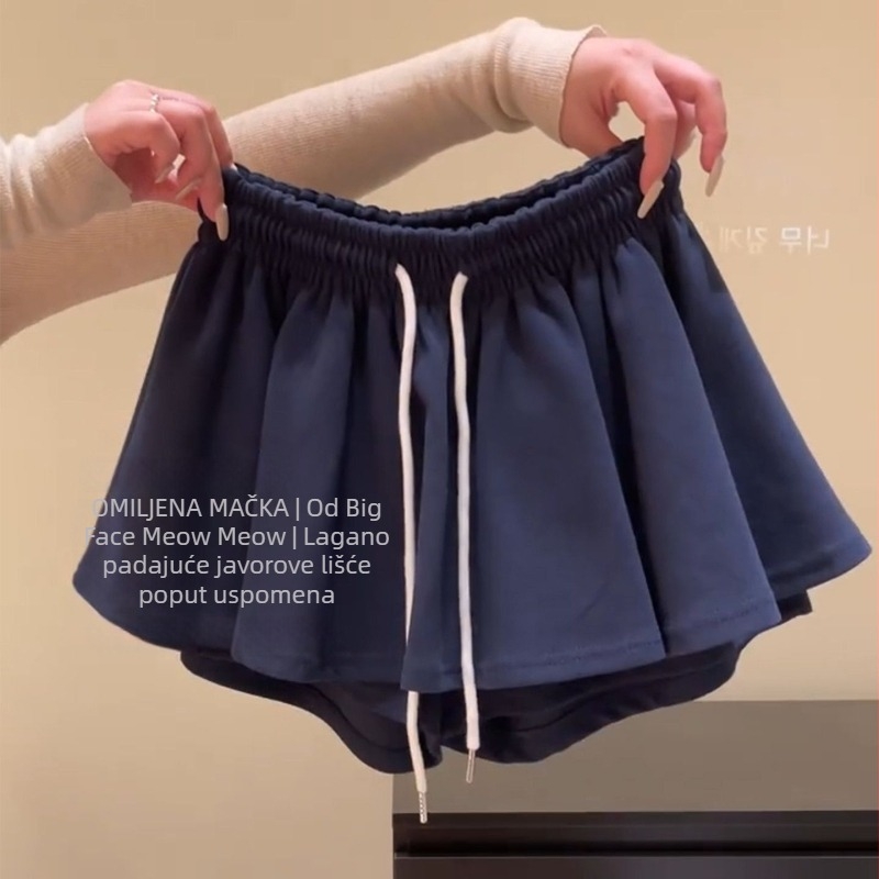 Set od dva dijela: prugasti top bez ramena i suknja s visokim strukom, casual japansko-korejski stil, spandeks materijal, ljeto 2025