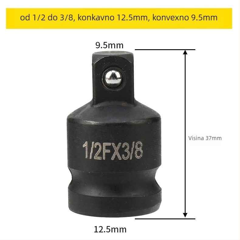 Adapter za manžetu i kvadratni adapter za električne alate