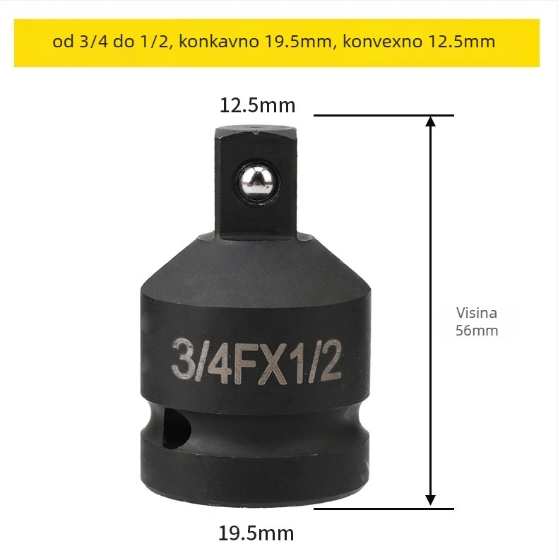Adapter za manžetu i kvadratni adapter za električne alate