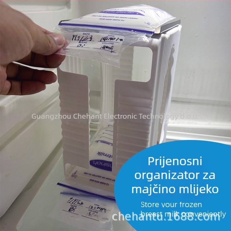 Stalak za skladištenje majčinog mlijeka od PP, komplet 10 kom.