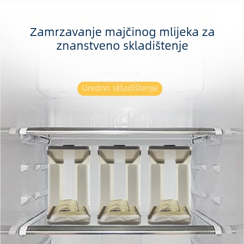 Stak za čuvanje majčinog mlijeka, set od 4 komada, odvojivi dizajn, PP materijal, porijeklo Nanchang Jiangxi, brend Rabbit Xiao Bao