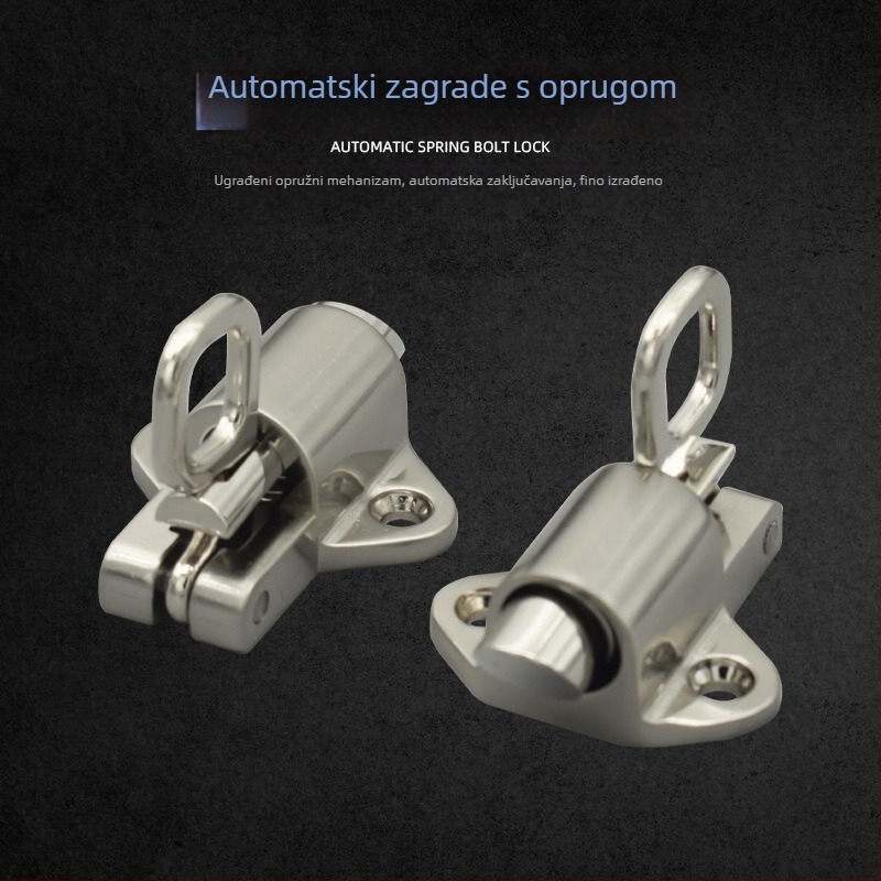 Automatski mehanizam zatvarača od cinkove legure za klizna vrata, tip avion, opruga, moderan minimalistički stil