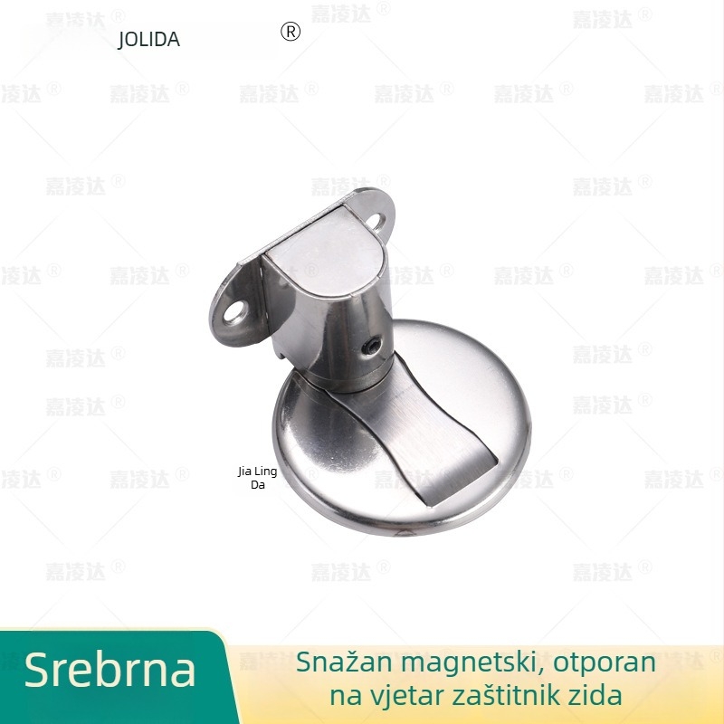 Prilagodljivi podni zatvarač vrata, 201 nehrđajući čelik, elektroplatinirani završni premaz, podna ugradnja, automatsko upravljanje