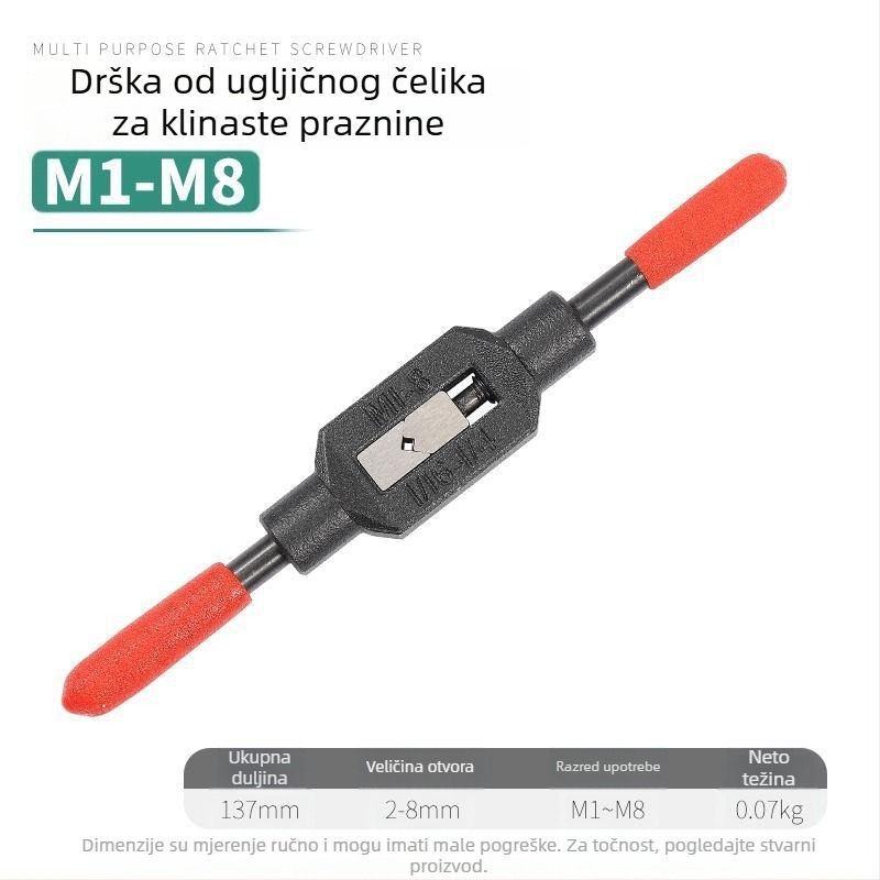 Xiaqiu Set za zavrtavanje i die – Ručni alat za metričke i imperijalne navoje (taps i dies) Model 1010835263