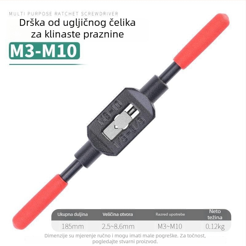 Xiaqiu Set za zavrtavanje i die – Ručni alat za metričke i imperijalne navoje (taps i dies) Model 1010835263