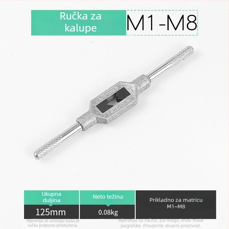 Xiaqiu Set za zavrtavanje i die – Ručni alat za metričke i imperijalne navoje (taps i dies) Model 1010835263