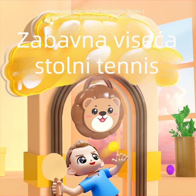 Dječji viseći ping-pong trening uređaj – unutarnji interaktivni senzorni alat za integraciju osjetila, PP materijal, CE EN71 certificiran, korekcija vida i koordinacija ruka-oca