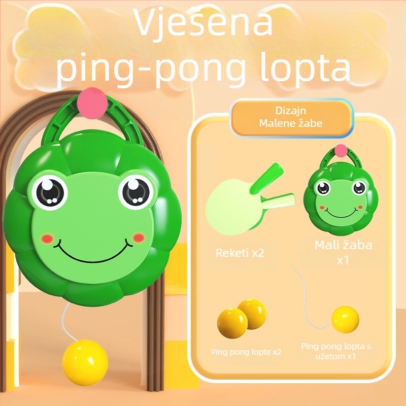 Dječji viseći ping-pong trening uređaj – unutarnji interaktivni senzorni alat za integraciju osjetila, PP materijal, CE EN71 certificiran, korekcija vida i koordinacija ruka-oca