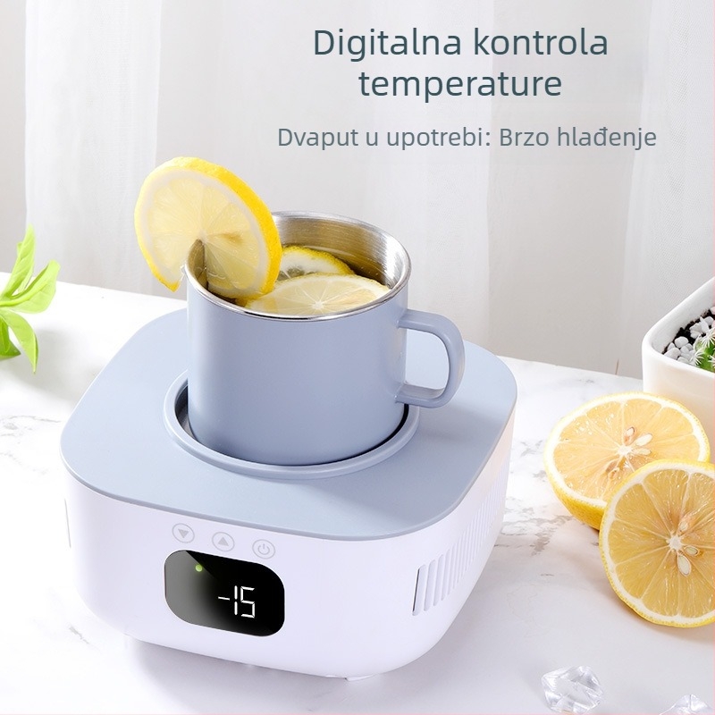 USB napajani mini hladnjak za piće i grijač — model HD-09L, 90W, 220V