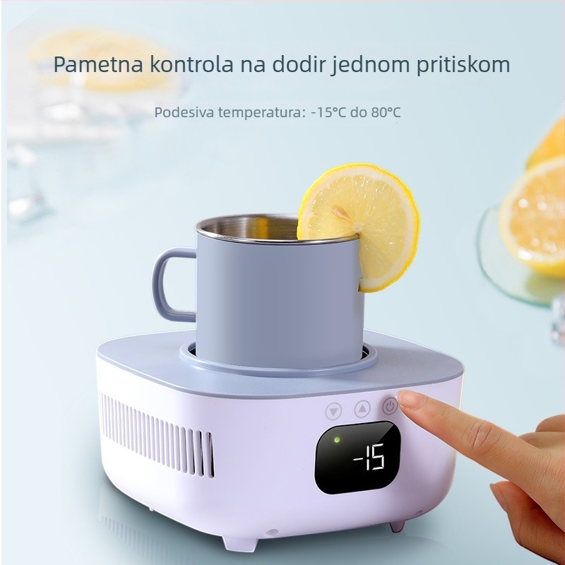 USB napajani mini hladnjak za piće i grijač — model HD-09L, 90W, 220V