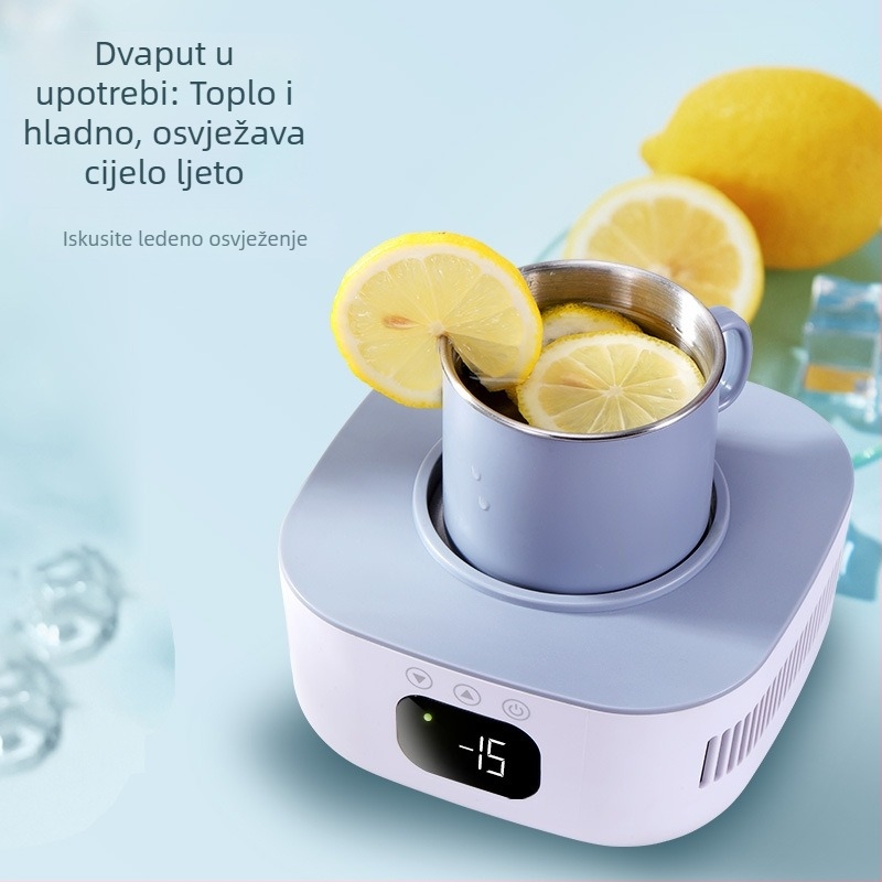 USB napajani mini hladnjak za piće i grijač — model HD-09L, 90W, 220V