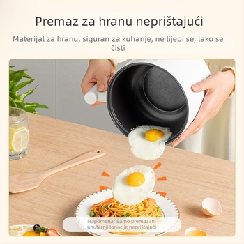 Midea električna posuda za kuhanje XZE1612 — Kapacitet do 2 l; Težina 850 g; Upravljački gumb; Duljina napojnog kabla 0,8 m.