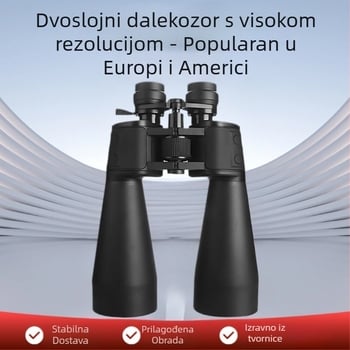 Binokulari HD visoke rezolucije, povećanje 20–180×, objektiv 100 mm, vidno polje 78 m/1000 m