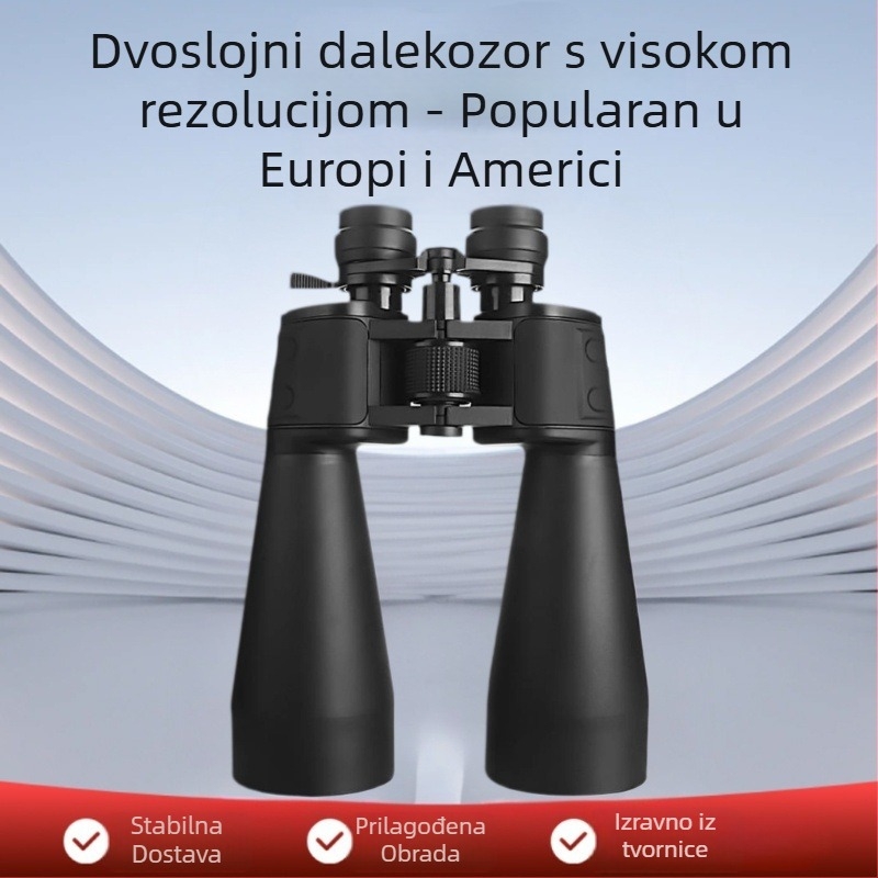 Binokulari HD visoke rezolucije, povećanje 20–180×, objektiv 100 mm, vidno polje 78 m/1000 m