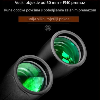 Vanjski sportski vodootporni teleskop IPX7, model B1050/B1250, HD leća, za civilnu upotrebu
