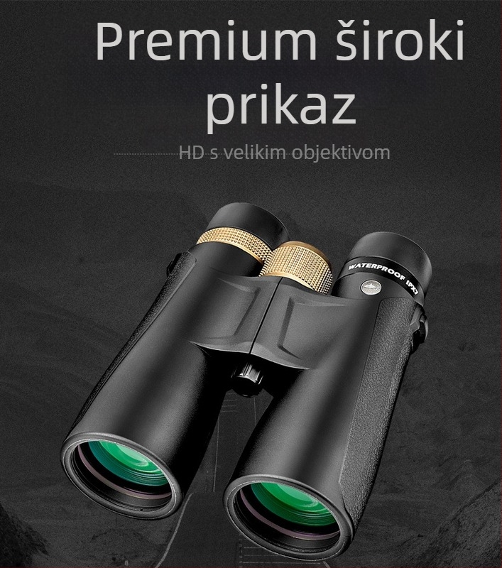 Vanjski sportski vodootporni teleskop IPX7, model B1050/B1250, HD leća, za civilnu upotrebu