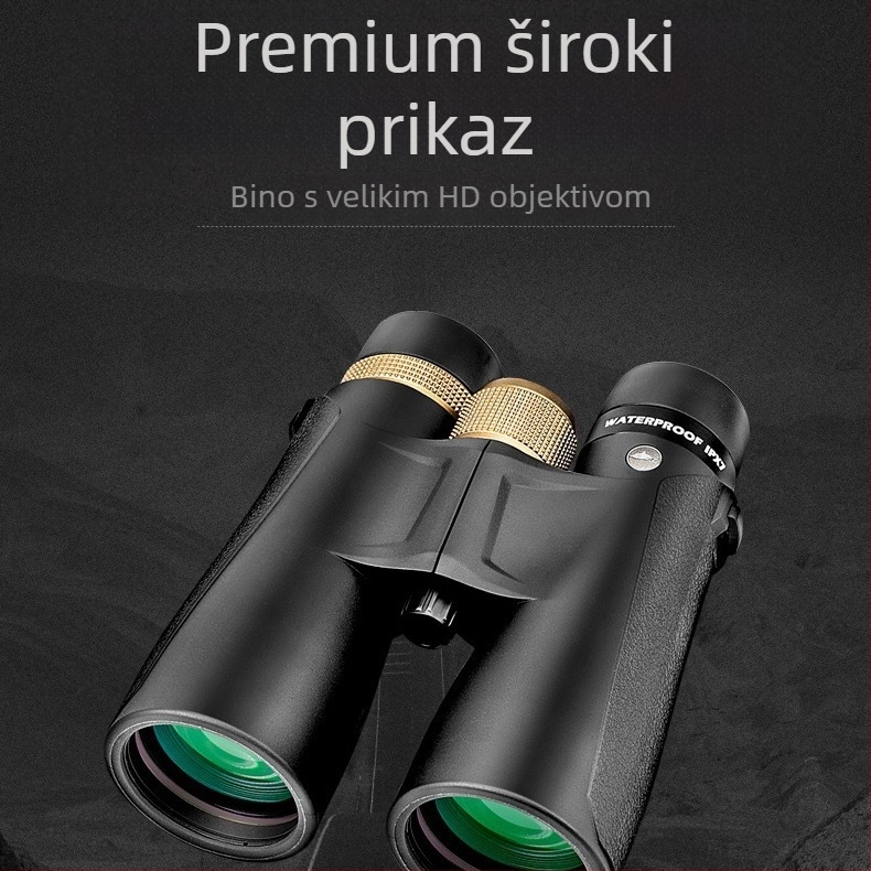 Vanjski sportski vodootporni teleskop IPX7, model B1050/B1250, HD leća, za civilnu upotrebu