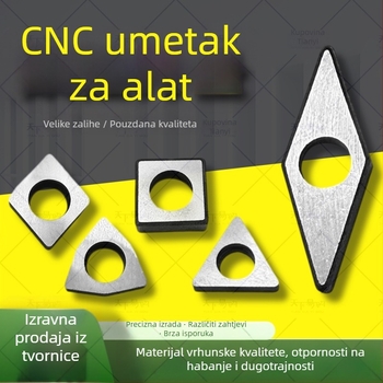Držač alata CNC za tokarenje s nožem i distančnikom od legure, navoj, podložica alata u oblicima breskve, kvadrat, trokut i romb
