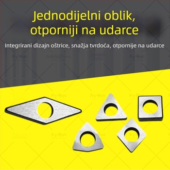 Držač alata CNC za tokarenje s nožem i distančnikom od legure, navoj, podložica alata u oblicima breskve, kvadrat, trokut i romb