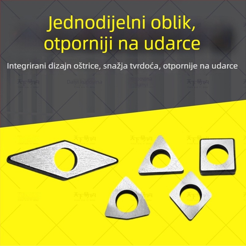 Držač alata CNC za tokarenje s nožem i distančnikom od legure, navoj, podložica alata u oblicima breskve, kvadrat, trokut i romb