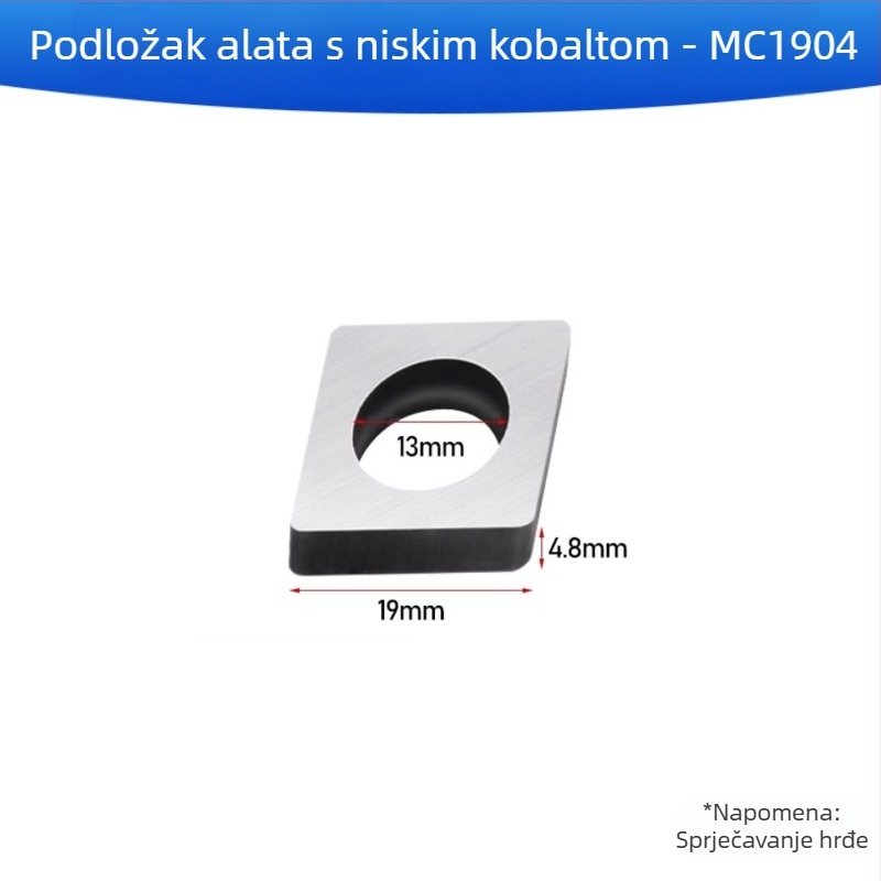 Držač alata CNC za tokarenje s nožem i distančnikom od legure, navoj, podložica alata u oblicima breskve, kvadrat, trokut i romb