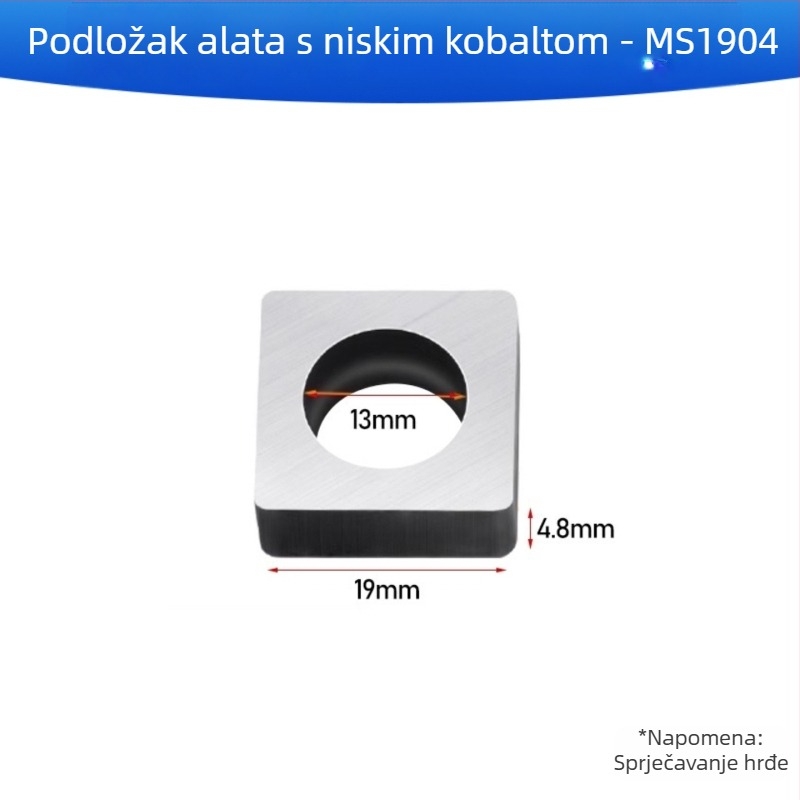 Držač alata CNC za tokarenje s nožem i distančnikom od legure, navoj, podložica alata u oblicima breskve, kvadrat, trokut i romb