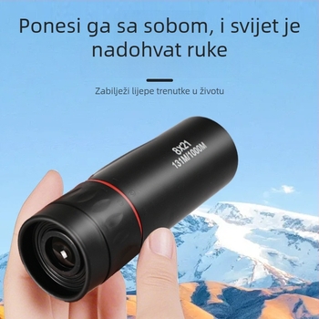 8x21 Monokularni teleskop za promatranje ptica na otvorenom – lagan, držač za telefon, širokokutni HD
