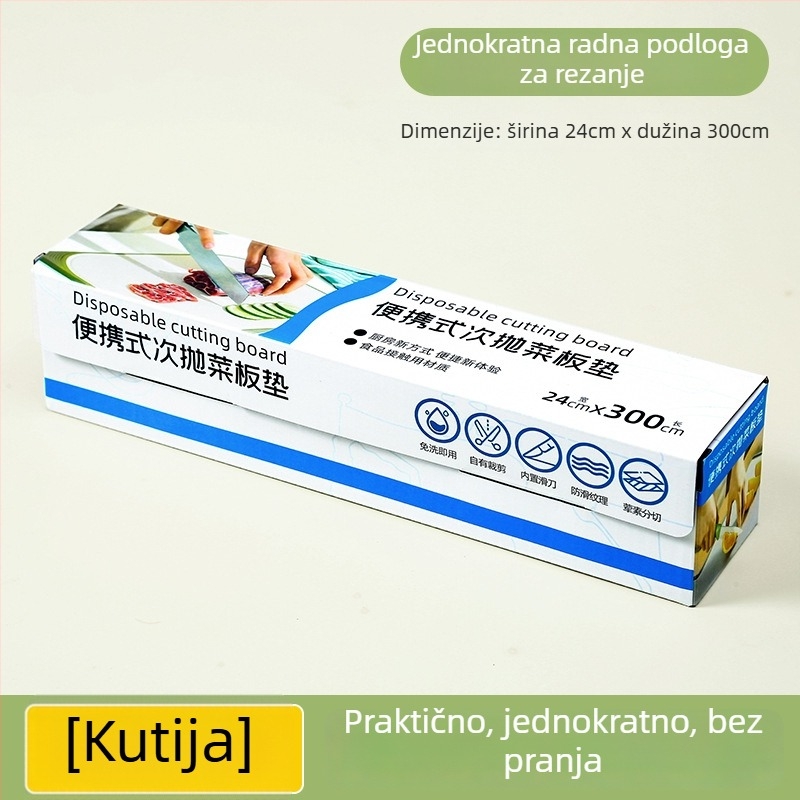 Jednokratna podloga za rezanje, PE+EVA, Independence, prijenosna protuklizna kuhinjska podloga za meso i voće