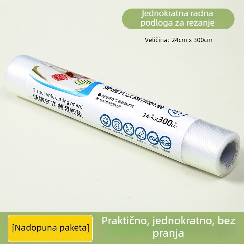 Jednokratna podloga za rezanje, PE+EVA, Independence, prijenosna protuklizna kuhinjska podloga za meso i voće