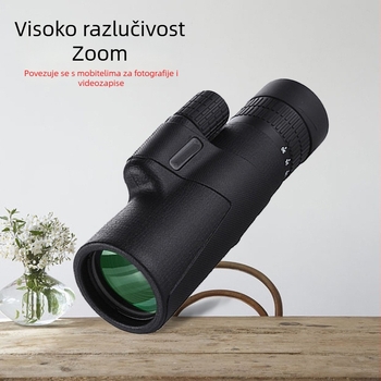 Monokularni teleskop 10-30x50 za fotografiranje mobitelom, na otvorenom, pri slabom osvjetljenju