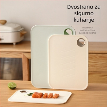 Daska za rezanje — antibakterijska, otporna na plijesan, dvostrana, prehrambena klasa (Materijal: kukuricni škrob-kompozit, PP, TPE; Značka: FaSoLa; Stil: modern i jednostavan)