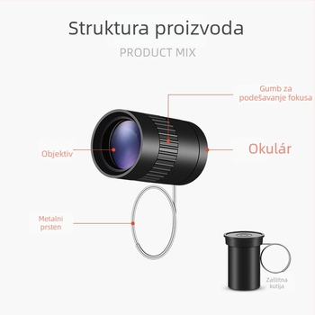 Monokularni teleskop s noćnim vidom (znanstvena istraživanja i nastava)