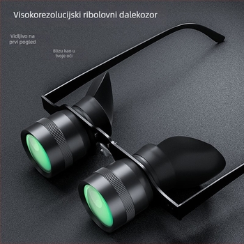 10x HD ribarski monokularni teleskop, sklopni, za promatranje plutova – Model D01