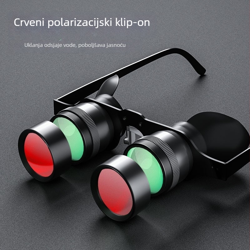 10x HD ribarski monokularni teleskop, sklopni, za promatranje plutova – Model D01