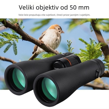 Binokular visokog dometa i HD kvalitete, profesionalne klase, kompatibilan s fotografijom preko mobilnog telefona, prenosiv za koncerte, promatranje ptica i praćenje pčela