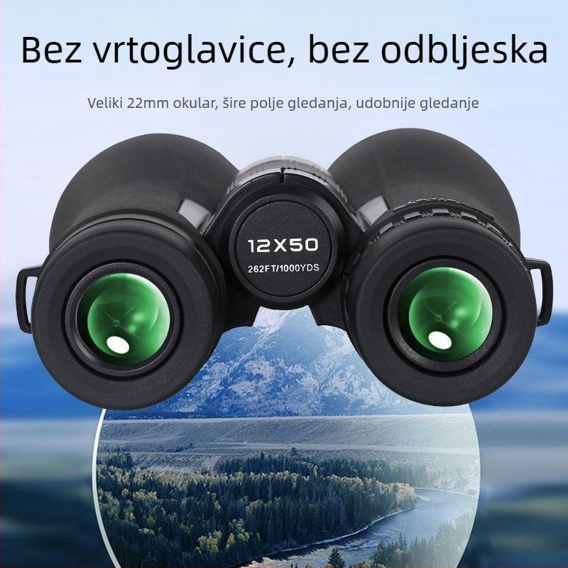 Binokular visokog dometa i HD kvalitete, profesionalne klase, kompatibilan s fotografijom preko mobilnog telefona, prenosiv za koncerte, promatranje ptica i praćenje pčela