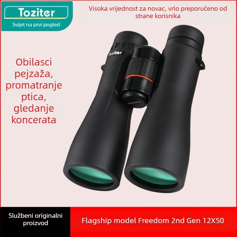 Binokular visokog dometa i HD kvalitete, profesionalne klase, kompatibilan s fotografijom preko mobilnog telefona, prenosiv za koncerte, promatranje ptica i praćenje pčela