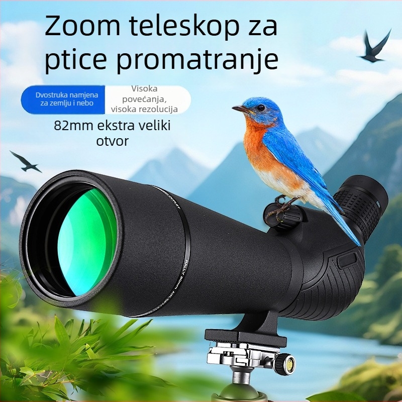 Beiyate Monokularni teleskop, 20-60× povećanje, promatranje ptica na otvorenom