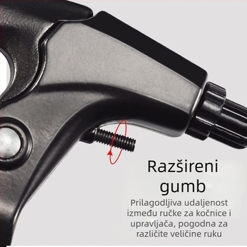 XW četveroprstna aluminijska ručica kočnice za planinski bicikl – mehaničko kočenje