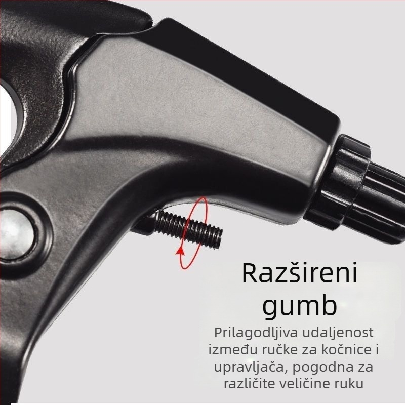 XW četveroprstna aluminijska ručica kočnice za planinski bicikl – mehaničko kočenje