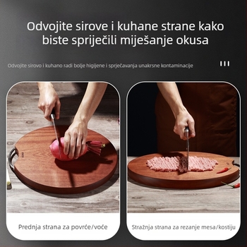 CCKO kružna daska za rezanje od masivnog drveta za kućnu upotrebu, izdana 2020.
