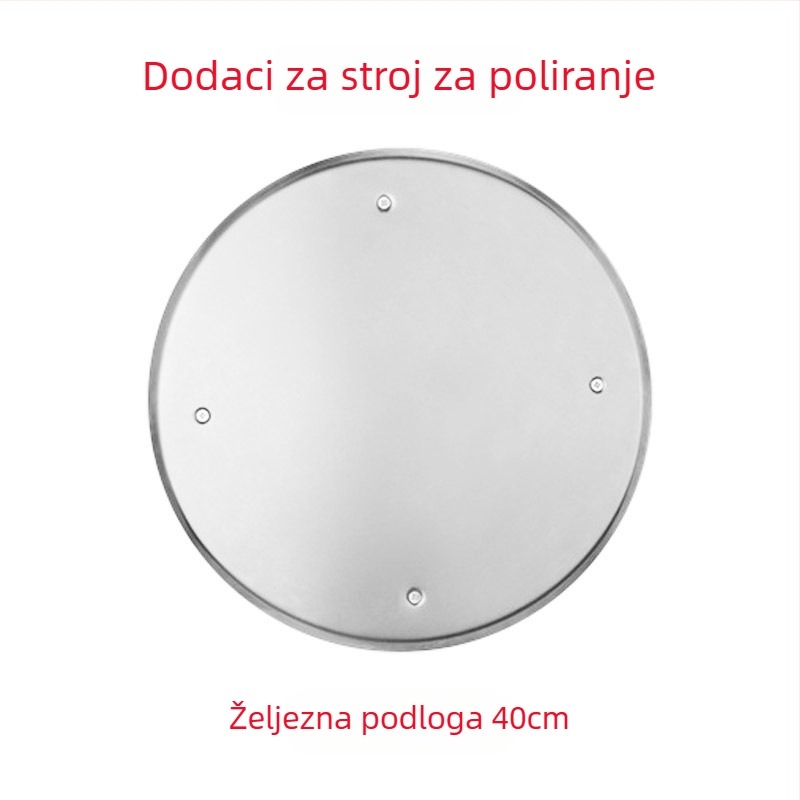 Set dodataka za brušenje cementa: plastični disk za brušenje, spužvasti disk, brusni papir i metalna ploča – marka Winning
