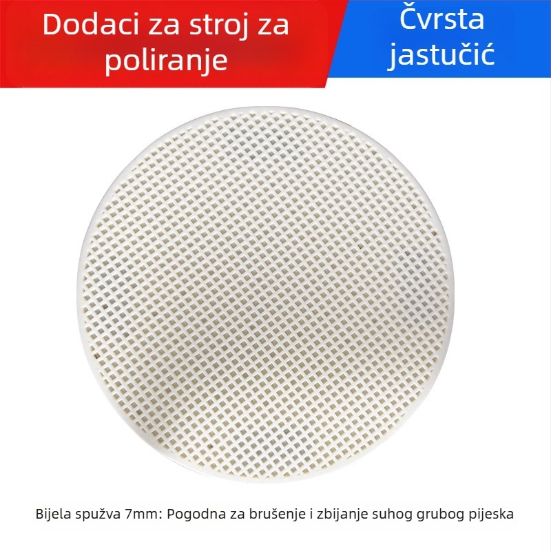 Set dodataka za brušenje cementa: plastični disk za brušenje, spužvasti disk, brusni papir i metalna ploča – marka Winning