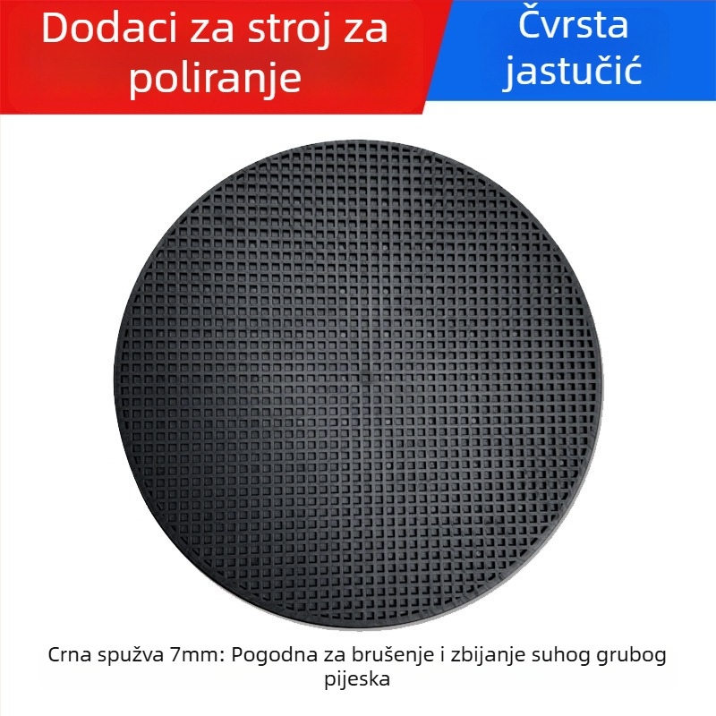 Set dodataka za brušenje cementa: plastični disk za brušenje, spužvasti disk, brusni papir i metalna ploča – marka Winning