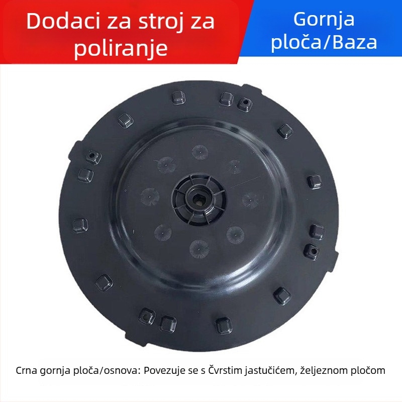 Set dodataka za brušenje cementa: plastični disk za brušenje, spužvasti disk, brusni papir i metalna ploča – marka Winning