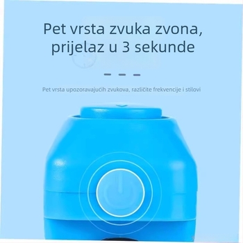 Skriveni biciklistički klakson visokog zvuka, model A-08, plastični, brenda Friendly