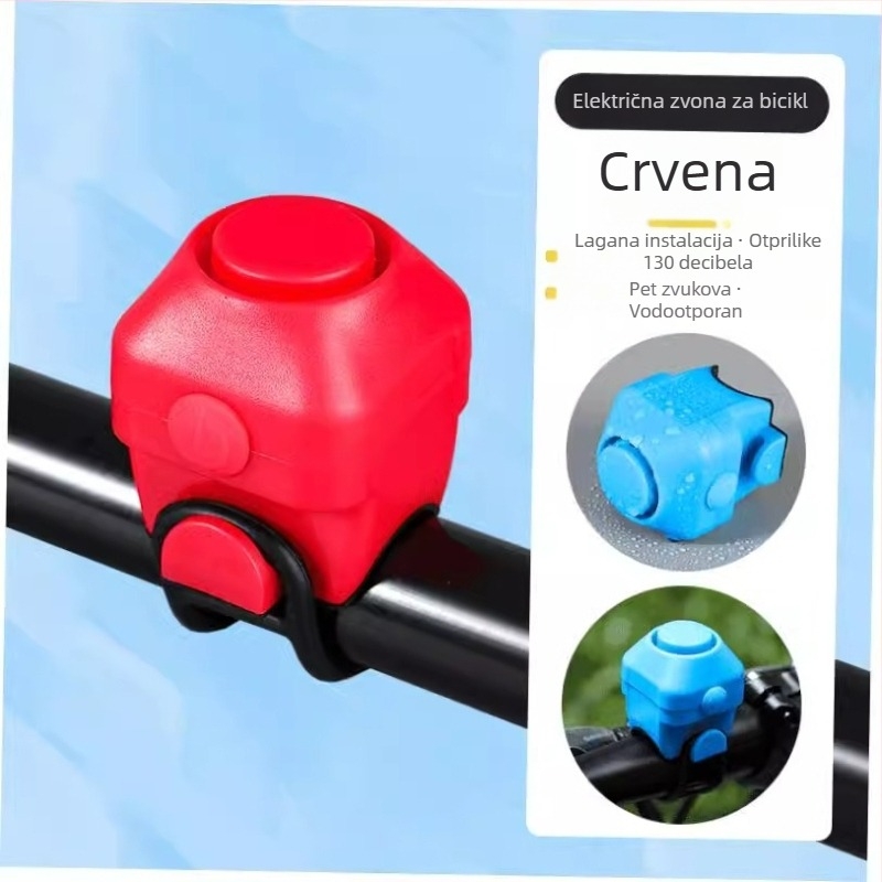 Skriveni biciklistički klakson visokog zvuka, model A-08, plastični, brenda Friendly