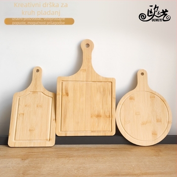 Daska za rezanje od bambusa – okrugla i kvadratna, protuklizna, za kućnu upotrebu, moderan stil